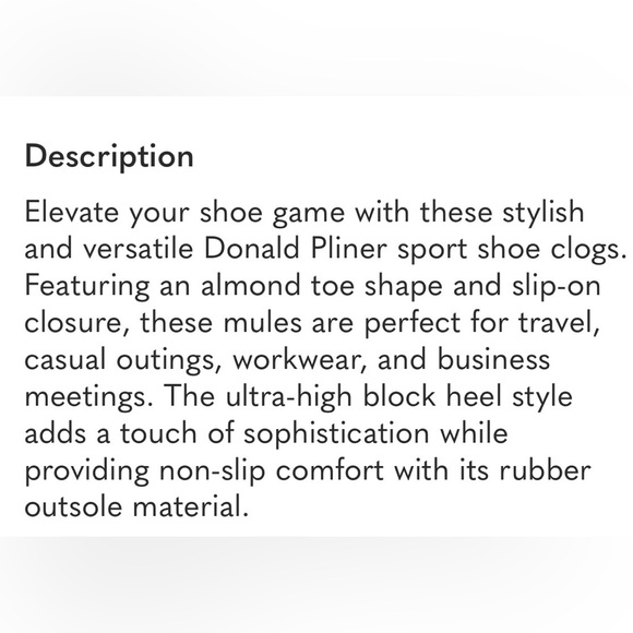 Donald Pliner Black Woven Leather Busy Heeled Platform Mule Clog Bootie Shoes - Picture 16 of 16